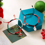 CHRISTMAS WOVEN TREE PAPER CARD MAGNETIC BRACELET_CWAJE2393