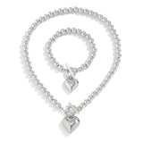 IMITATION PEARL HEART SHAPED PENDANT NECKLACE_CWAJE1166