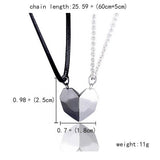 FASHIONABLE SPLICING MAGNETIC HEART NECKLACE_CWAJE2438