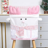 CHRISTMAS CHAIR COVER PINK STOOL COVER DECORATION_CWMM2765