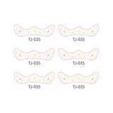 METALLIC FRECKLE FACE TATTOO STICKERS GOLD SILVER_CWMM8364