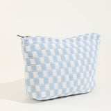 LARGE PLAID WASH BAG COSMETIC BAG_CWAB1034