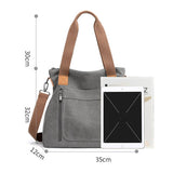 SIMPLE TRAVEL CANVAS SHOULDER CROSSBODY BAG_CWAB1292