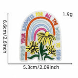 PERSONALIZED COLORFUL ENGLISH EMBROIDERY PATCH_CWMM4029