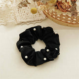 BEADED LARGE INTESTINE HAIR RING SCRUNCHIES_CWAHA2881