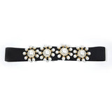 Women'S Pearl-Embellished Elastic Waistband_Cwabe0511