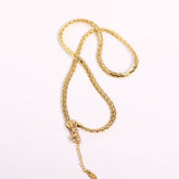 BASIC STACKING ACCESSORIES CLAVICLE NECKLACE_CWMM5650