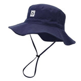 KIDS SMILEY FACE QUICK DRY SUN HAT FOR SUMMER_CWAH3785