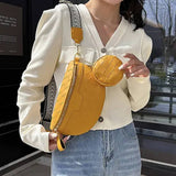 New Plaid Pu Chest Bag Crossbody Bag_Cwab2082