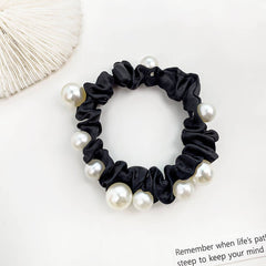 Elegant French Pearl Large Intestine Hair Band