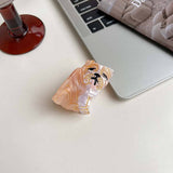 Cartoon Dog Acetate Hair Claw Clip For Girls_Cwaha5780