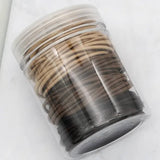 100PCS MULTI COLORED ELASTICS HAIR TIES SCRUNCHIES_CWAHA0136