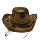 BEACH SUNSHADE COWBOY STRAW HAT_CWAH1257