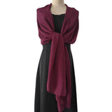 Women Solid Color Evening Shawl_Cwasc1071