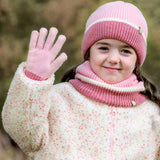 Winter Childrens Knitted Color Matching Scarf Set_Cwmm2872