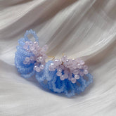 NEW CONTRAST COLOR BEADED EARRINGS_CWAJE1690