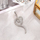 PUNK SNAKE BELLY RING UNIQUE BODY PIERCING_CWMM9314