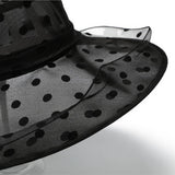 FOLDABLE LARGE BRIM FLOWER SUN HAT_CWAH1493