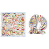 MIDDLE EASTERN KEFFIYEH SCARF FOR TRAVEL HEADWEAR_CWASC0652