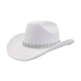 NEW AUTUMN WINTER WESTERN ETHNIC WOOL FEDORA HAT_CWAH04466