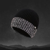 Winter Double Layer Fleece Reflective Knitted Hat_Cwah2458