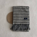 REVERSIBLE HOUNDSTOOTH SCARF SOFT WINTER WRAP_CWASC2330