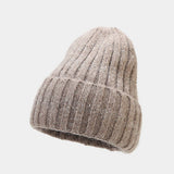 OUTDOOR COLD PROOF CURLED SEQUINED KNITTED HAT_CWAH1604