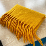 SOFT MOHAIR FEEL SCARF COZY WINTER WRAP_CWASC0323