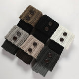 NEW COLOR MATCHING TWIST BUTTON WIDENED SOCKS_CWMS0759