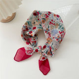 COTTON LINEN SQUARE SCARF BREATHABLE NECK WRAP_CWMS0673