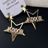 Unique Pentagram Earrings