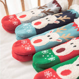 CHRISTMAS STOCKING PLUSH INDOOR SLIPPERS_CWMS0723