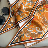 TEMPERAMENT THIN NARROW RIBBON HEAD SCARF_CWASC1535