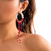 CREATIVE HALLOWEEN BLOOD DROP LONG EARRINGS_CWAJE1928