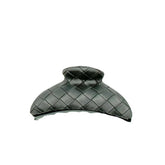 Ven Lattice Pu Leather Ethnic Hair Claw_Cwaha6379