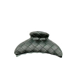 Ven Lattice Pu Leather Ethnic Hair Claw_Cwaha6379