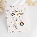 Christmas Cartoon Pendant Necklace_Cwaje2156