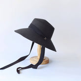 FASHIONABLE WINDPROOF VISOR STRAW HAT_CWAH3472
