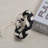 NEW SIMPLE COLORFUL HEMP ROPE COUPLE BRACELET_CWMM4531