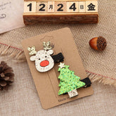 CUTE LITTLE CLIP COMBINATION CHRISTMAS HAIRPIN_CWMS1427
