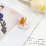 MINI BUNNY HAIR CLAW CUTE ACETATE BANGS CLIP_CWAHA0731