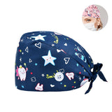 SCRUB CAP PRINTED SURGICAL CAP WORK CAP_CWAH3383