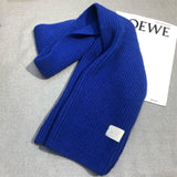 PLAID KNIT SCARF SOFT FAUX CASHMERE WINTER WRAP_CWASC1235