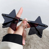 STAR SHAPEDR SUNGLASSES FASHION PARTY GLASSES_CWASG0348