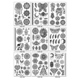 BRIDAL MANDALA TATTOO STICKERS ELEGANT DESIGN_CWMM8356