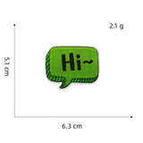 GREEN SERIES CARTOON EMBROIDERED PATCH_CWMM4031