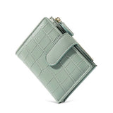 Minimalist Croc Pu Mini Zipper Wallet_Cwab06266
