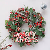 NORDIC EUCALYPTUS ARTIFICIAL CHRISTMAS WREATH_CWAJE5300