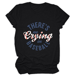 Womens No Crying In Baseball Graphic Teep_Cwttsl0481