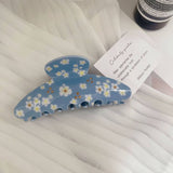 RHINESTONE FLOWER BUTTERFLY HAIR CLAW CHIC SPARKLE_CWAHA1348